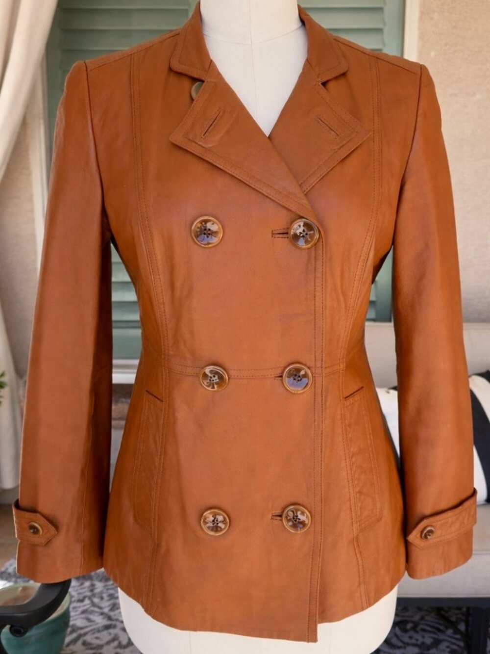 Buttery Soft 100% Leather Jacket | Size 4 | Carolyn Bessette Style